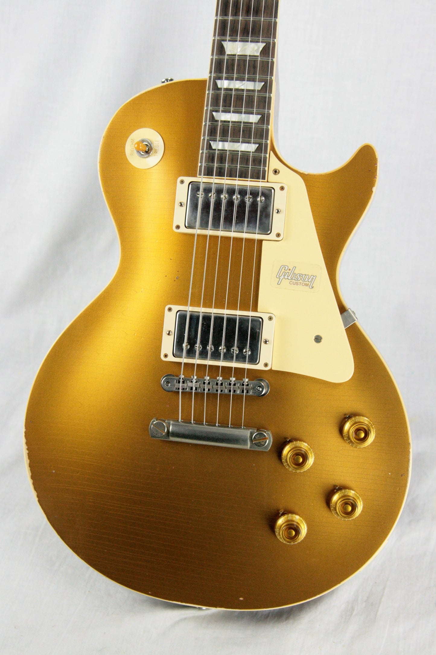 2018 Gibson 1957 HEAVY AGED Goldtop Les Paul Historic Reissue! R7 57 8.9 lbs!