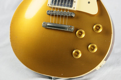 2018 Gibson 1957 HEAVY AGED Goldtop Les Paul Historic Reissue! R7 57 8.9 lbs!