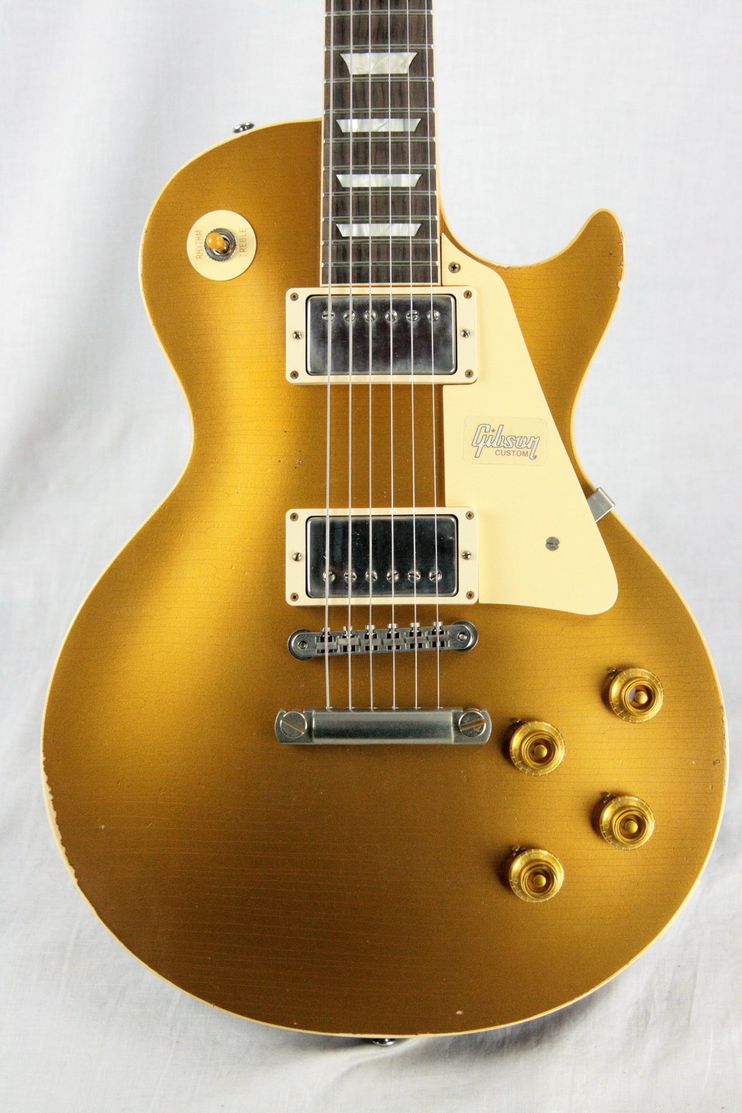 2018 Gibson 1957 HEAVY AGED Goldtop Les Paul Historic Reissue! R7 57 8.9 lbs!