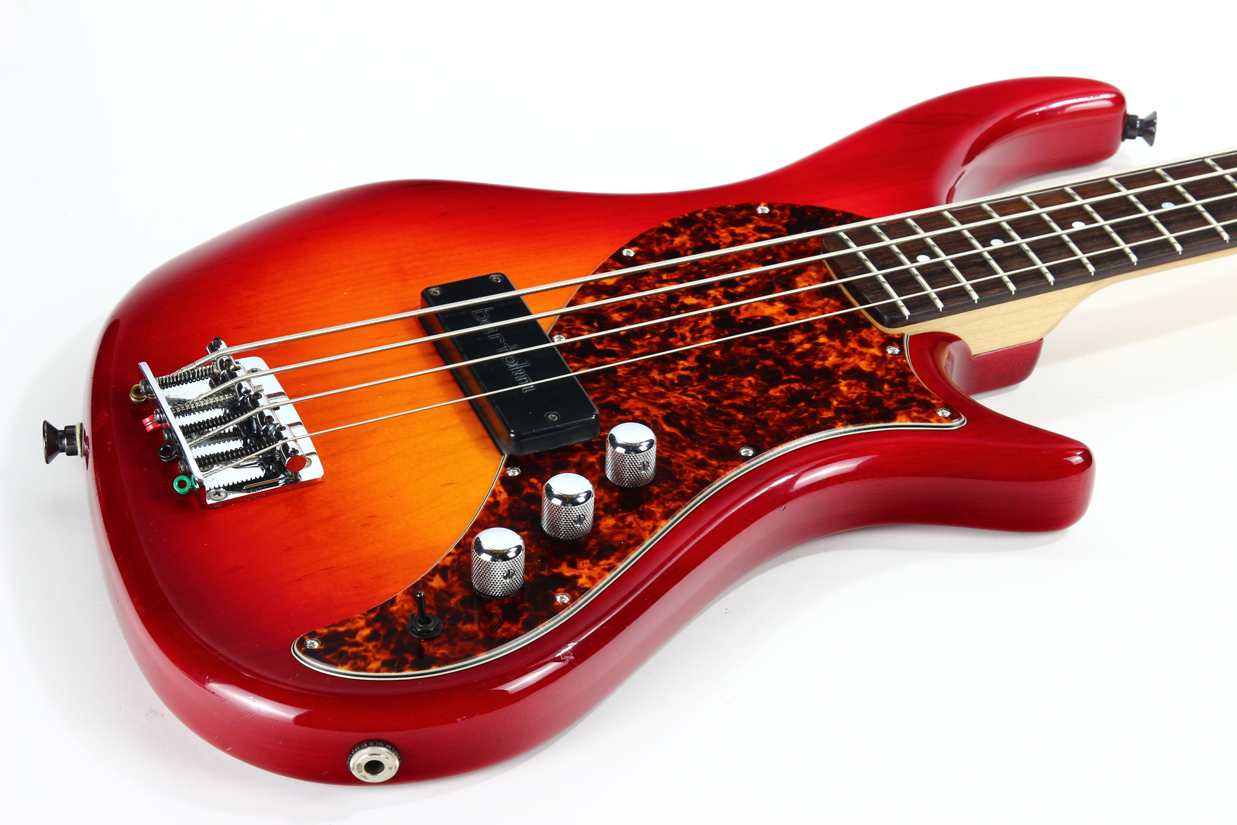 *SOLD* 1994 Pedulla Rapture RB4 4-String Bass -- Sunburst, Tortoise Gu ...