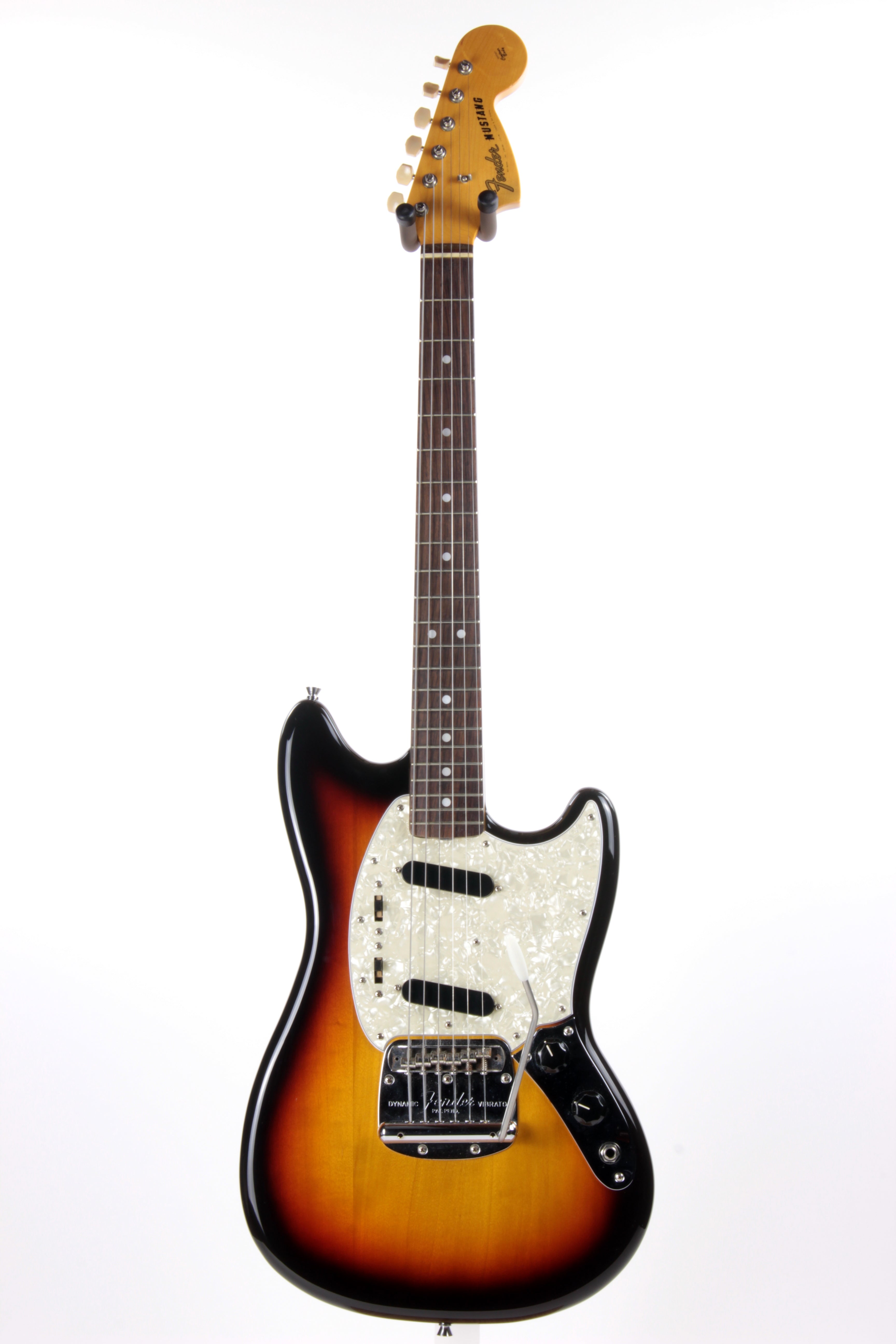*SOLD*  2015 Fender Japan MIJ '65 Mustang Sunburst - Chunky Neck, 1965 Reissue, MG65 Slab Board