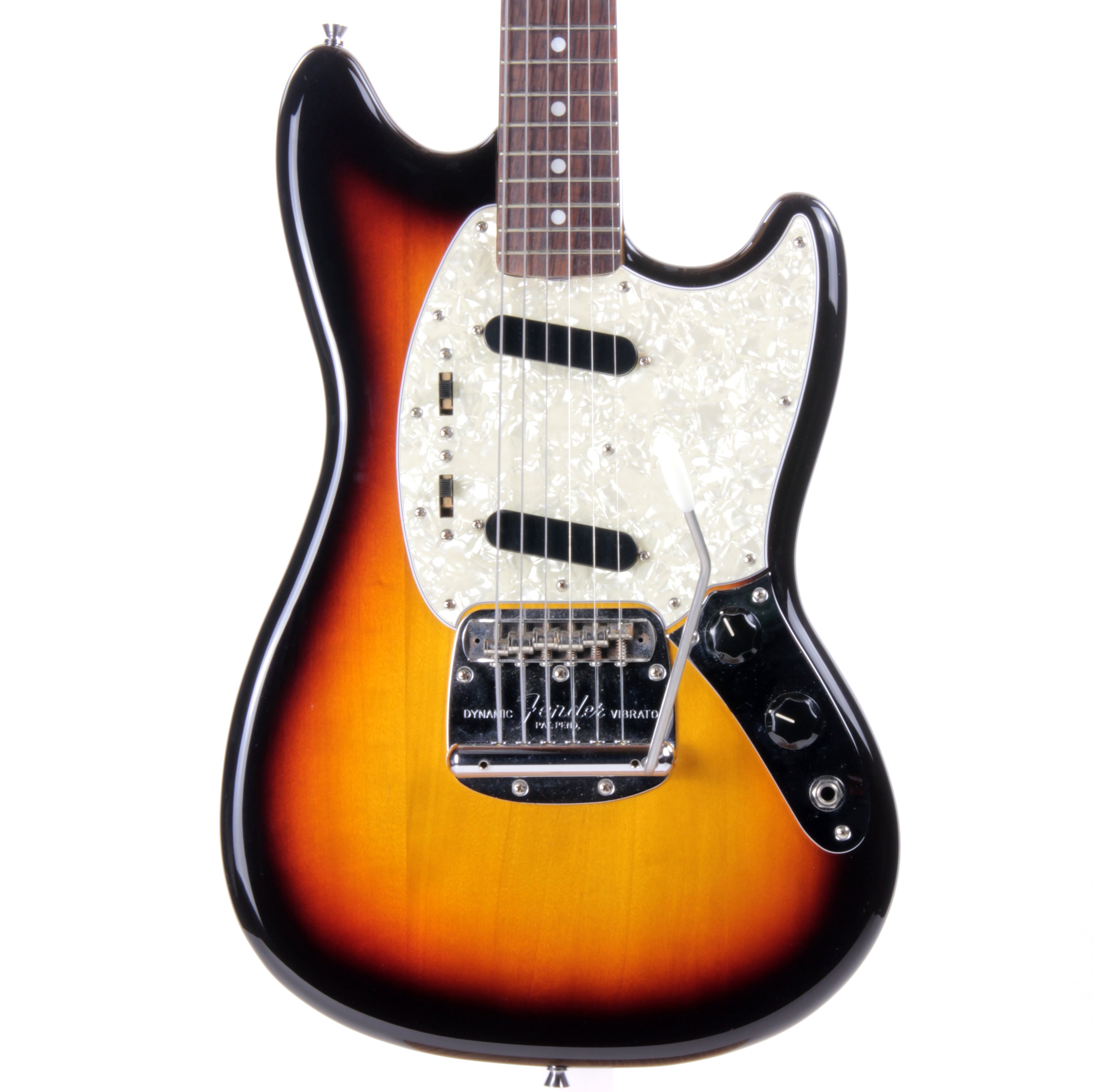 *SOLD* 2015 Fender Japan MIJ '65 Mustang Sunburst - Chunky Neck, 1965  Reissue, MG65 Slab Board