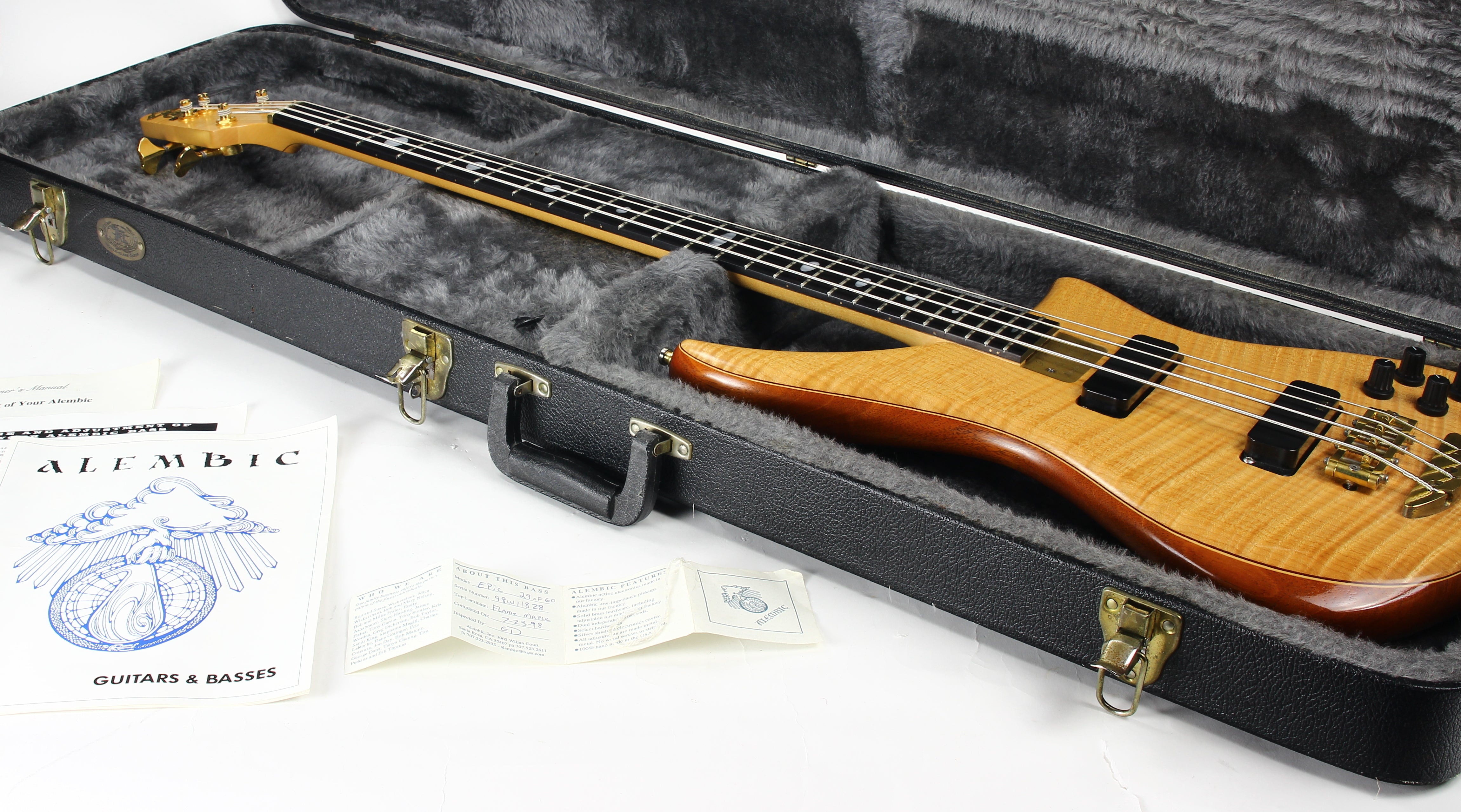 1998 Alembic Epic Special Limited Edition 4-String Bass - Beautiful Fl –  Kansas City Vintage Guitars