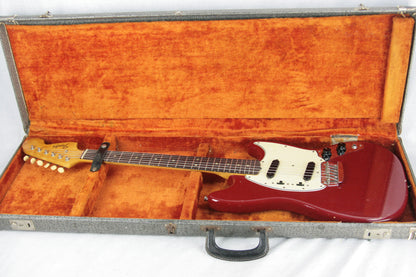 1966 Fender Duo Sonic II Dakota Red w/ OHSC! Offset Kurt Cobain Nirvana!