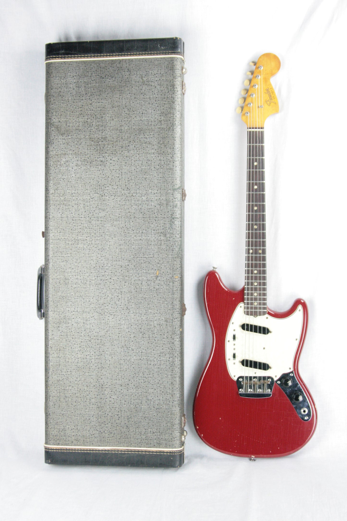 1966 Fender Duo Sonic II Dakota Red w/ OHSC! Offset Kurt Cobain Nirvana!