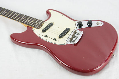 1966 Fender Duo Sonic II Dakota Red w/ OHSC! Offset Kurt Cobain Nirvana!