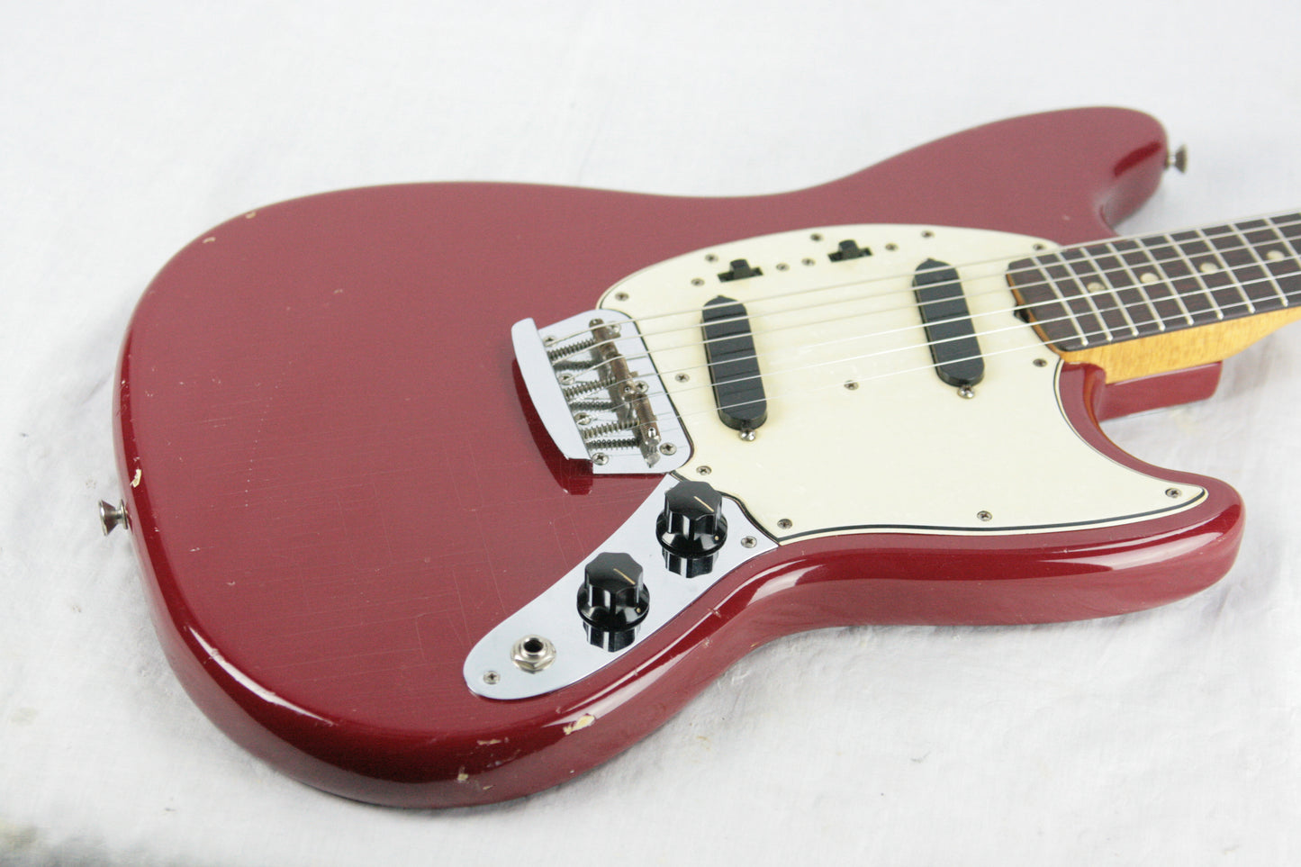 1966 Fender Duo Sonic II Dakota Red w/ OHSC! Offset Kurt Cobain Nirvana!