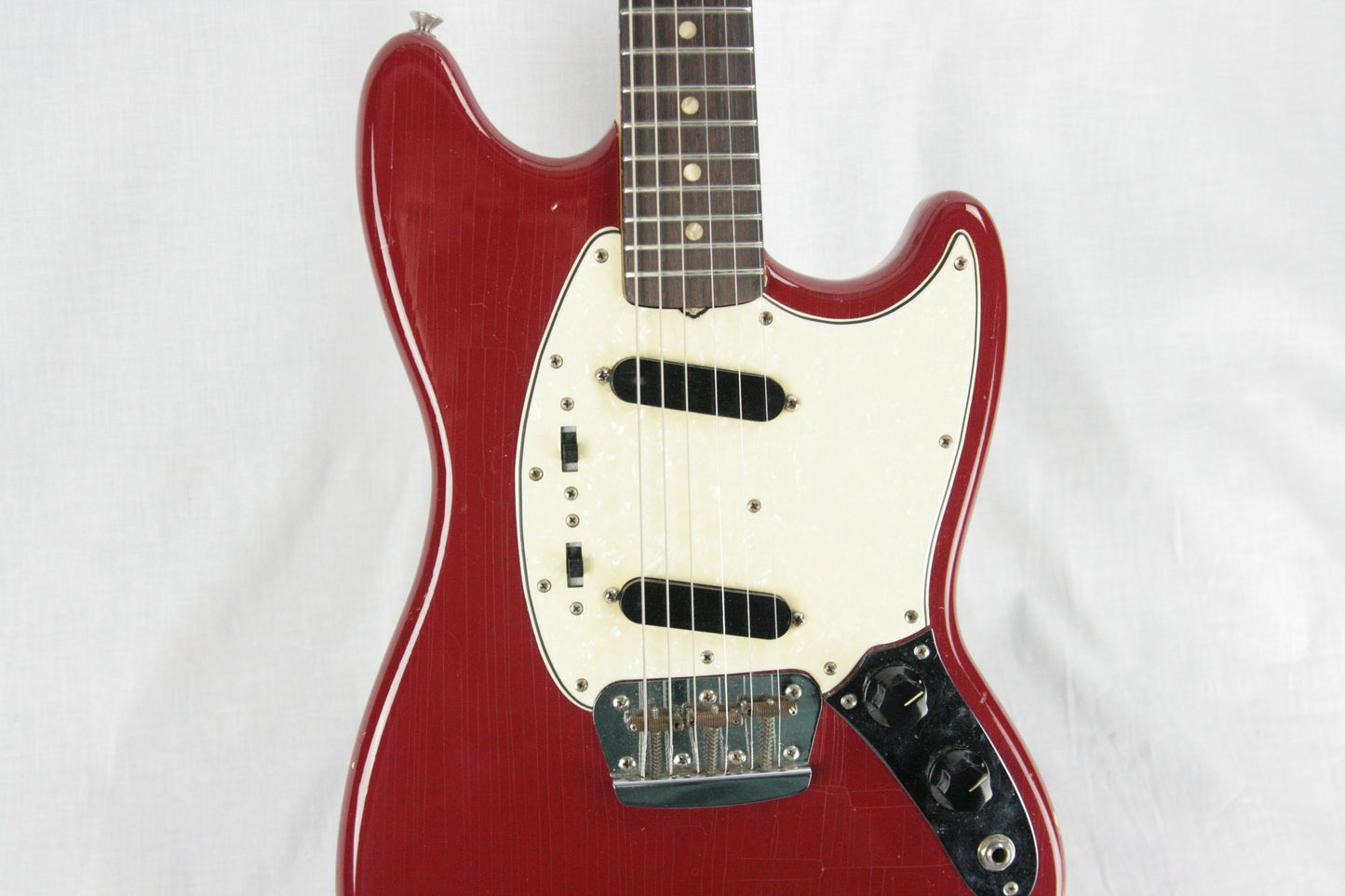 1966 Fender Duo Sonic II Dakota Red w/ OHSC! Offset Kurt Cobain Nirvana!