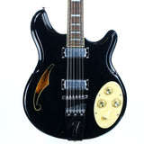 2012 Italia Rimini 12-String BLACK -- Semi Hollowbody Electric Guitar, Trev Wilkerson Design