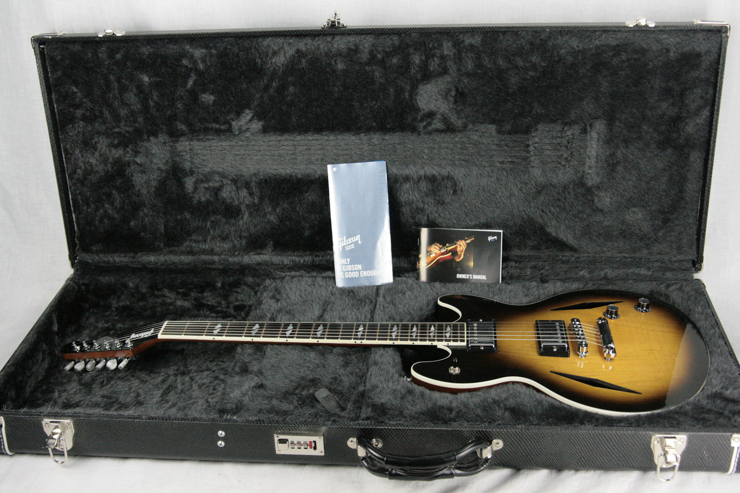 2006 Gibson Vegas Standard Sunburst! EBONY BOARD, Trini Lopez inlays w/ OHSC!