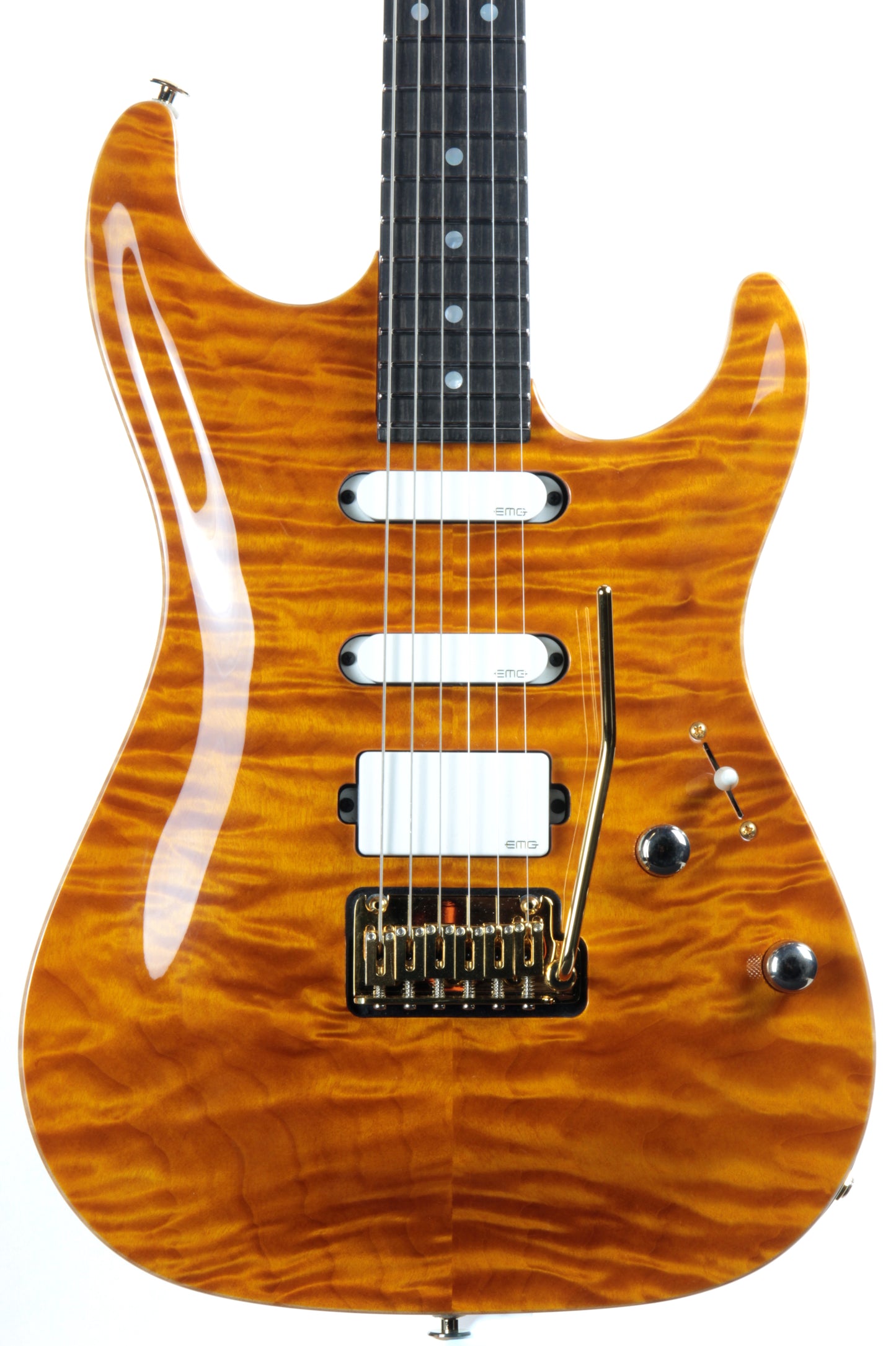 2018 Suhr Standard Carve Top QUILT Trans Caramel Amber Custom - MK Mark Knopfler Vibes!