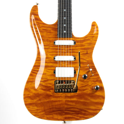 2018 Suhr Standard Carve Top QUILT Trans Caramel Amber Custom - MK Mark Knopfler Vibes!