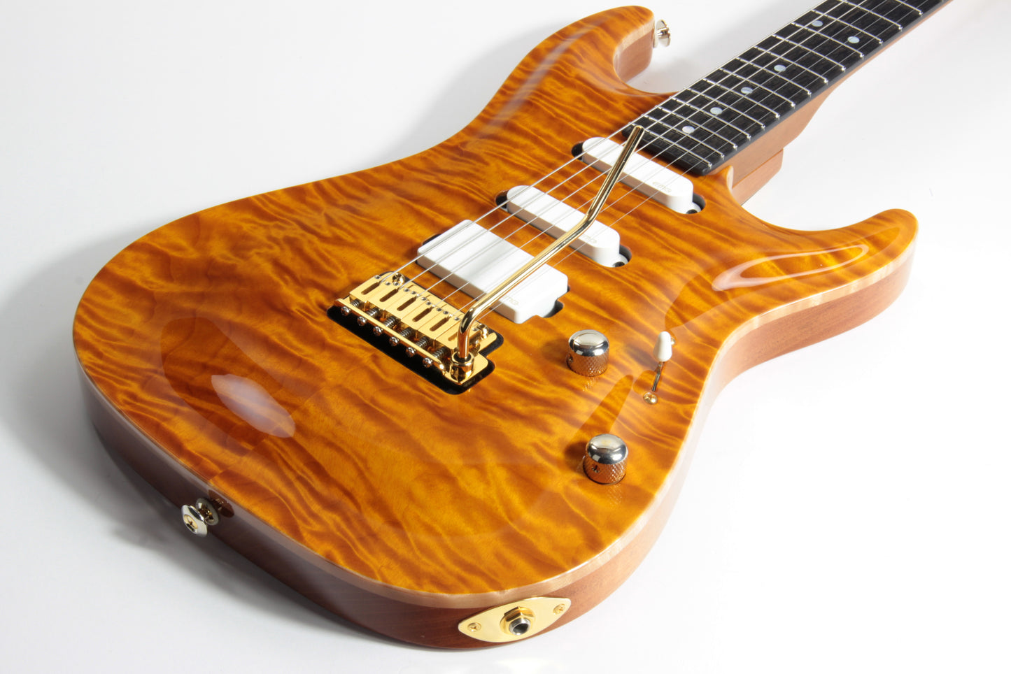 2018 Suhr Standard Carve Top QUILT Trans Caramel Amber Custom - MK Mark Knopfler Vibes!