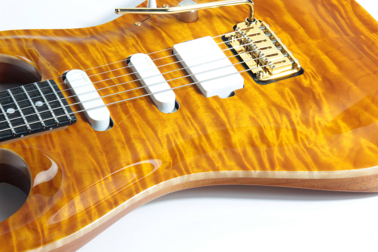 2018 Suhr Standard Carve Top QUILT Trans Caramel Amber Custom - MK Mark Knopfler Vibes!