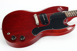 *SOLD*  2021 Gibson Custom Shop '63 SG Junior Reissue Jr. Lightning Bar 1963 Wraparound, Cherry, Big Neck, P-90 Pickup