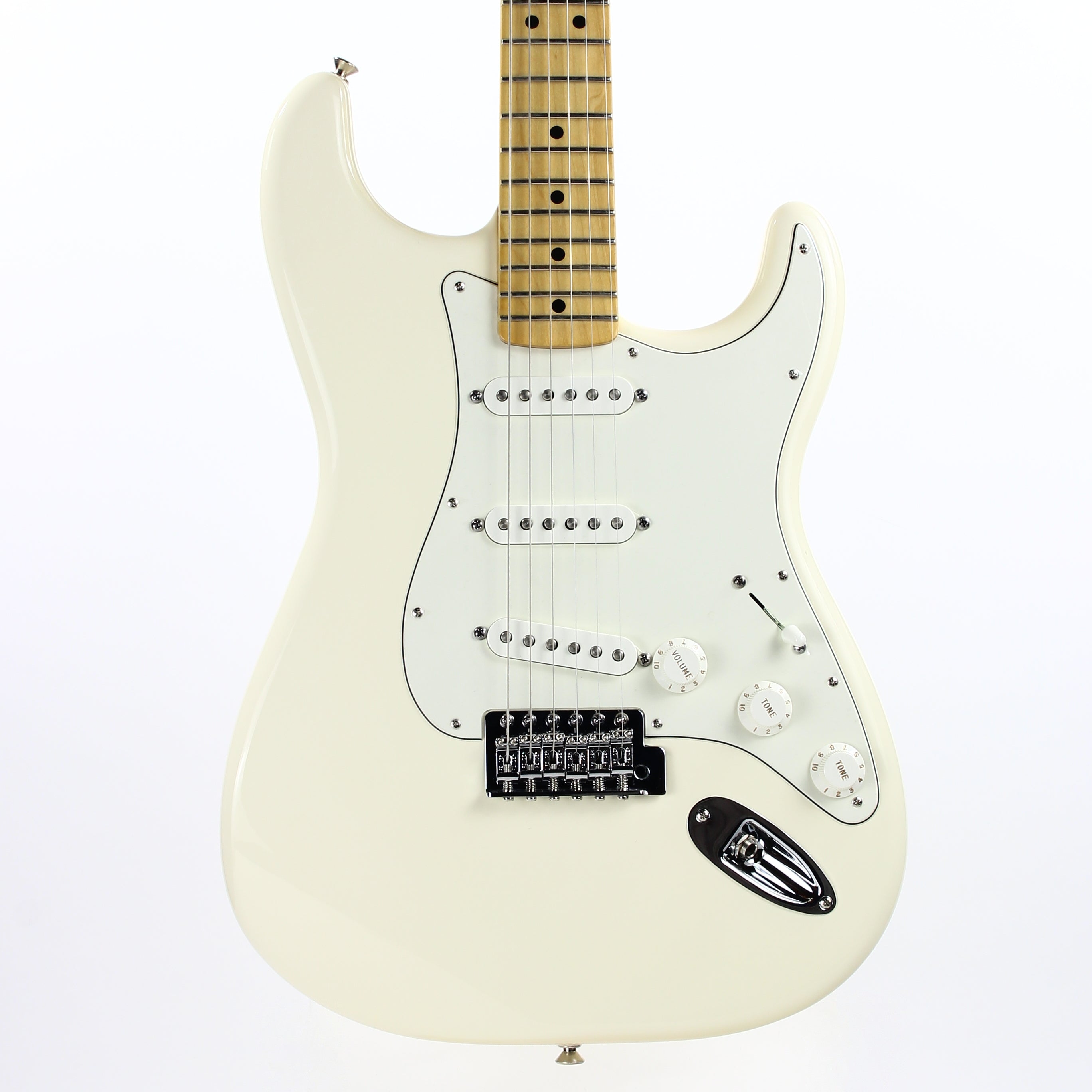 2012 Fender Made in Mexico Stratocaster Olympic White MIM -- Mexican Strat, Maple Neck, Hardshell Case!