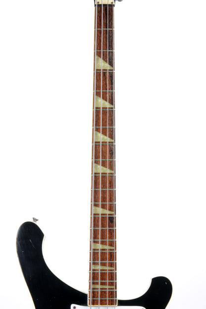 1978 Rickenbacker 4001 Jetglo Black Electric Bass Guitar! Vintage 1970's Ric