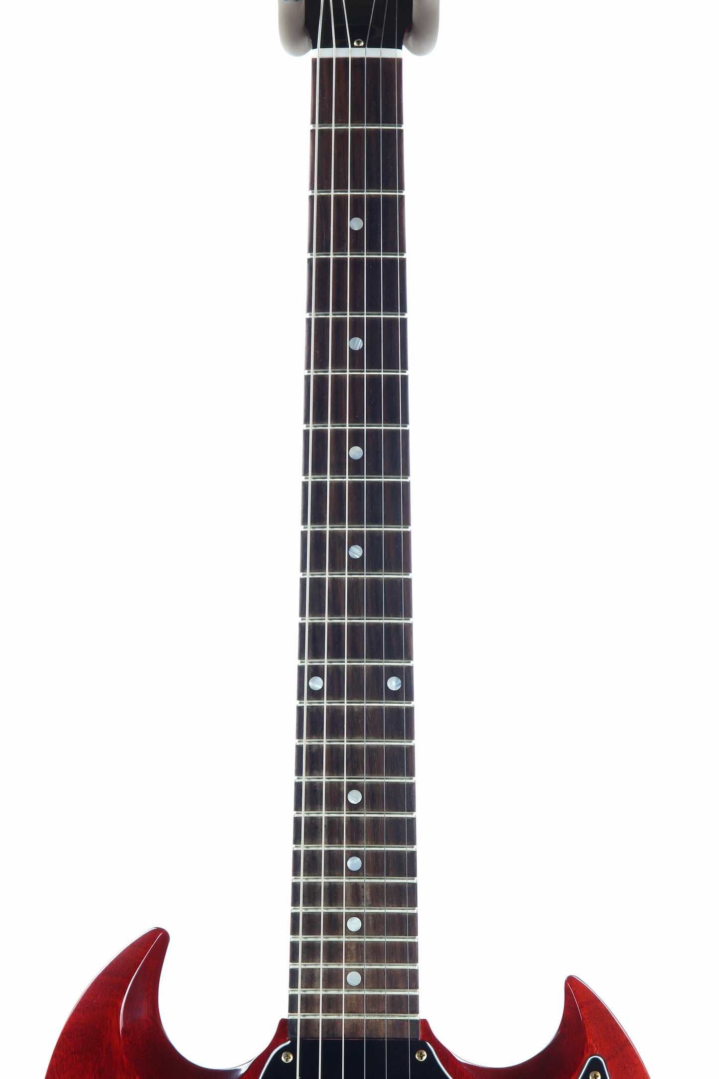 2021 Gibson Custom Shop '63 SG Junior Reissue Jr. Lightning Bar 1963 Wraparound, Cherry, Big Neck, P-90 Pickup