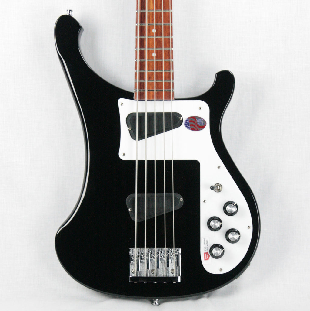 2018 Rickenbacker 4003S/5 JETGLO BLACK Bass! 5 String 4001 4003 S JG ...