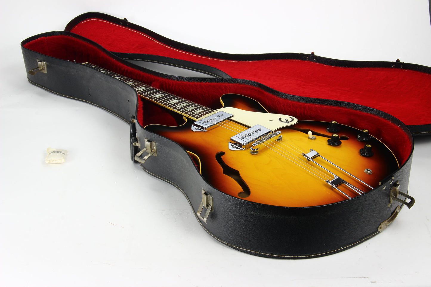 CLEAN 1968 Epiphone Casino E230TD VINTAGE! Long Neck, Sunburst, Frequensator, Gibson ES-330TD