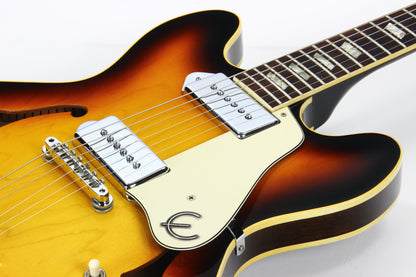 CLEAN 1968 Epiphone Casino E230TD VINTAGE! Long Neck, Sunburst, Frequensator, Gibson ES-330TD