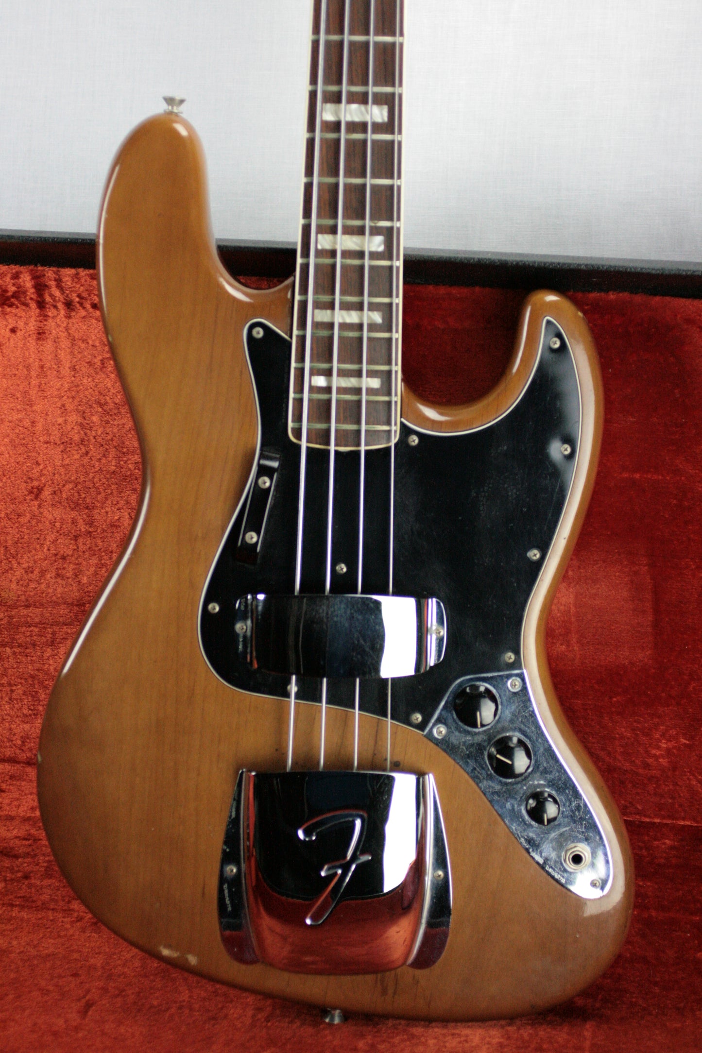 1974 Fender Jazz Bass Mocha 4 Bolt Neck w/ OHSC tags! Rosewood Board 1970's P vintage