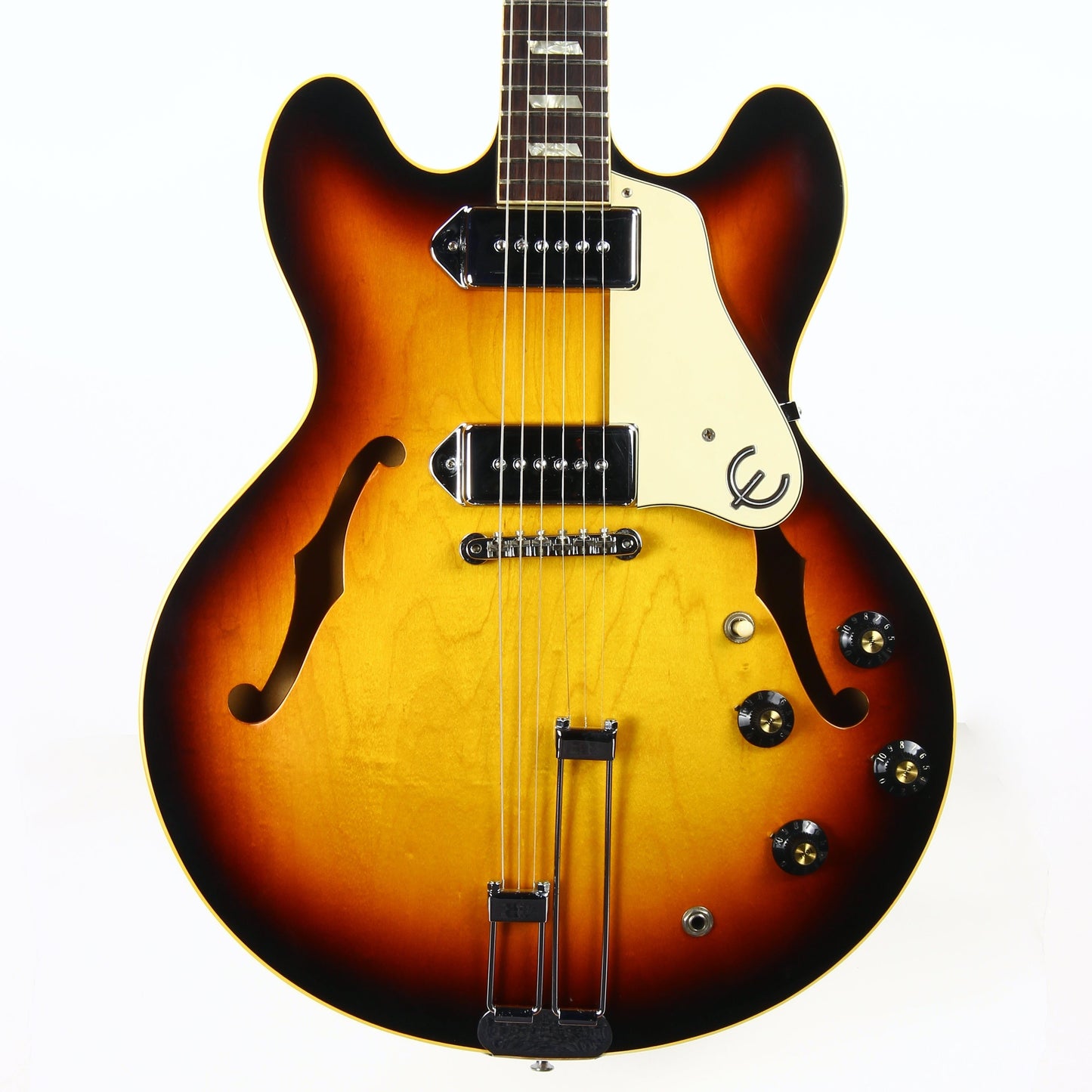 CLEAN 1968 Epiphone Casino E230TD VINTAGE! Long Neck, Sunburst, Frequensator, Gibson ES-330TD