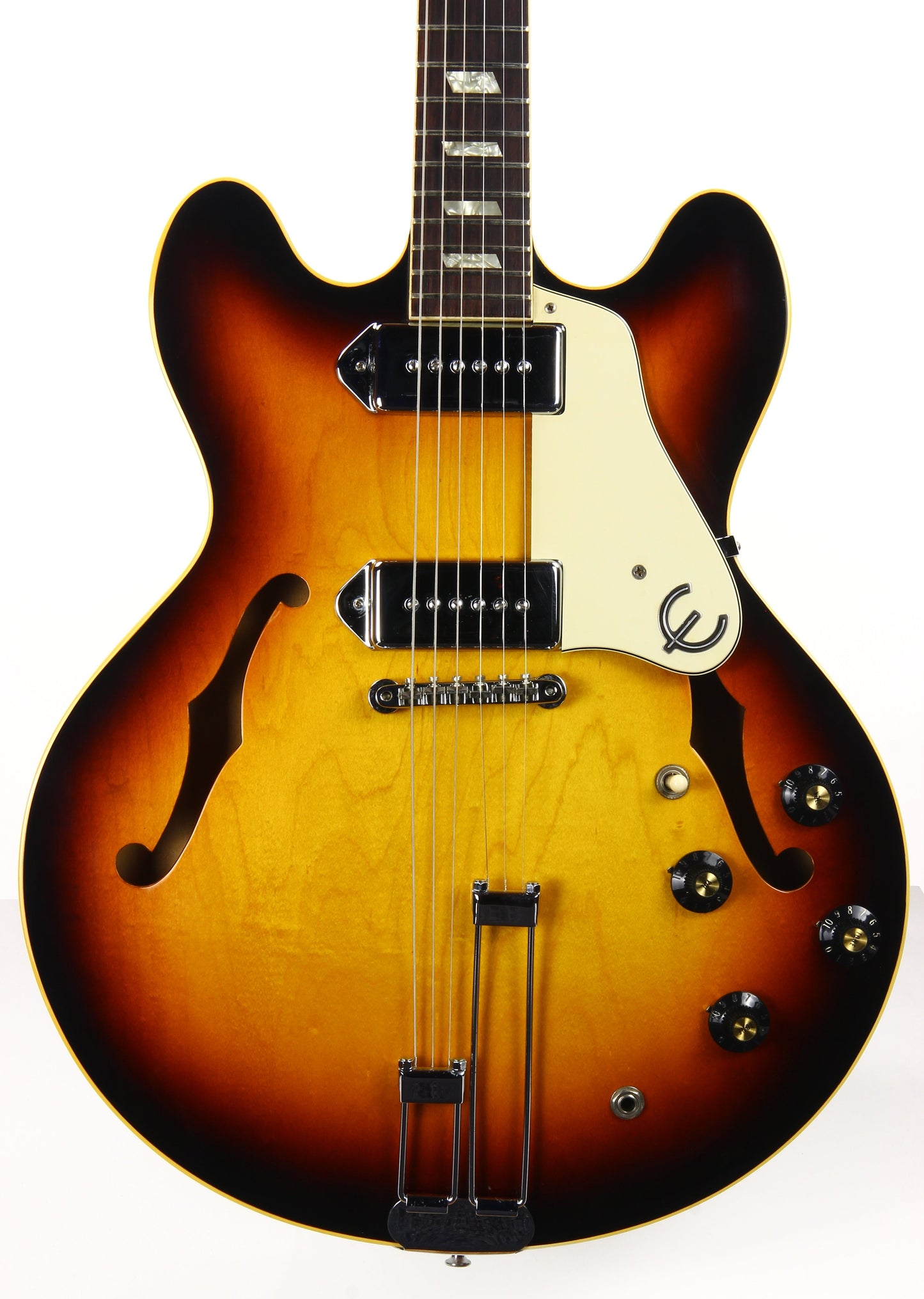 CLEAN 1968 Epiphone Casino E230TD VINTAGE! Long Neck, Sunburst, Frequensator, Gibson ES-330TD