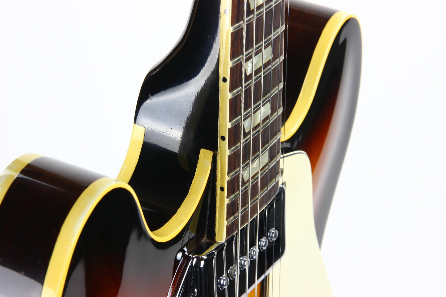 CLEAN 1968 Epiphone Casino E230TD VINTAGE! Long Neck, Sunburst, Frequensator, Gibson ES-330TD