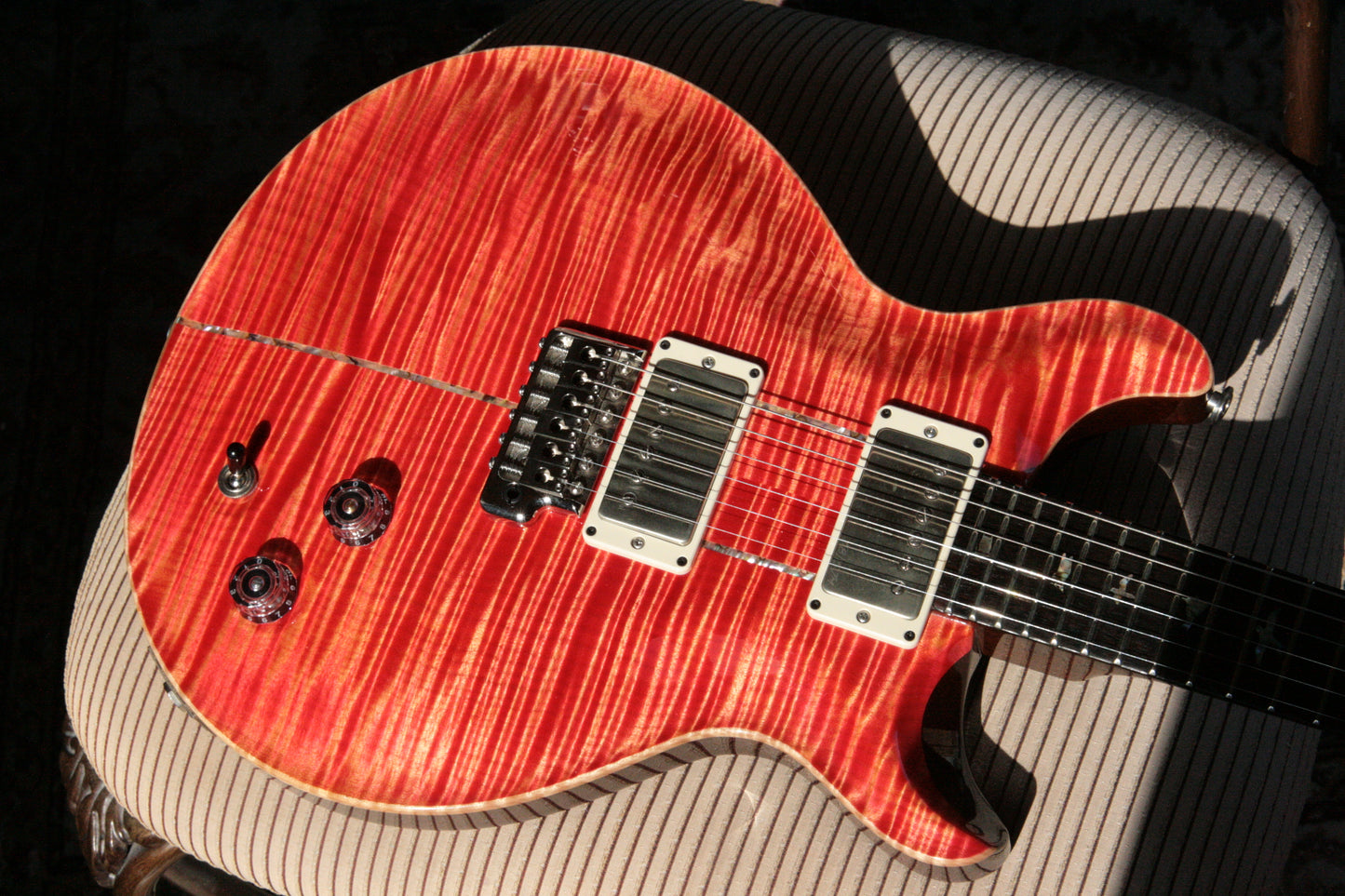 2015 PRS Santana II PRIVATE STOCK! Salmon BRAZILIAN ROSEWOOD! Paul Reed Smith INCREDIBLE TOP!