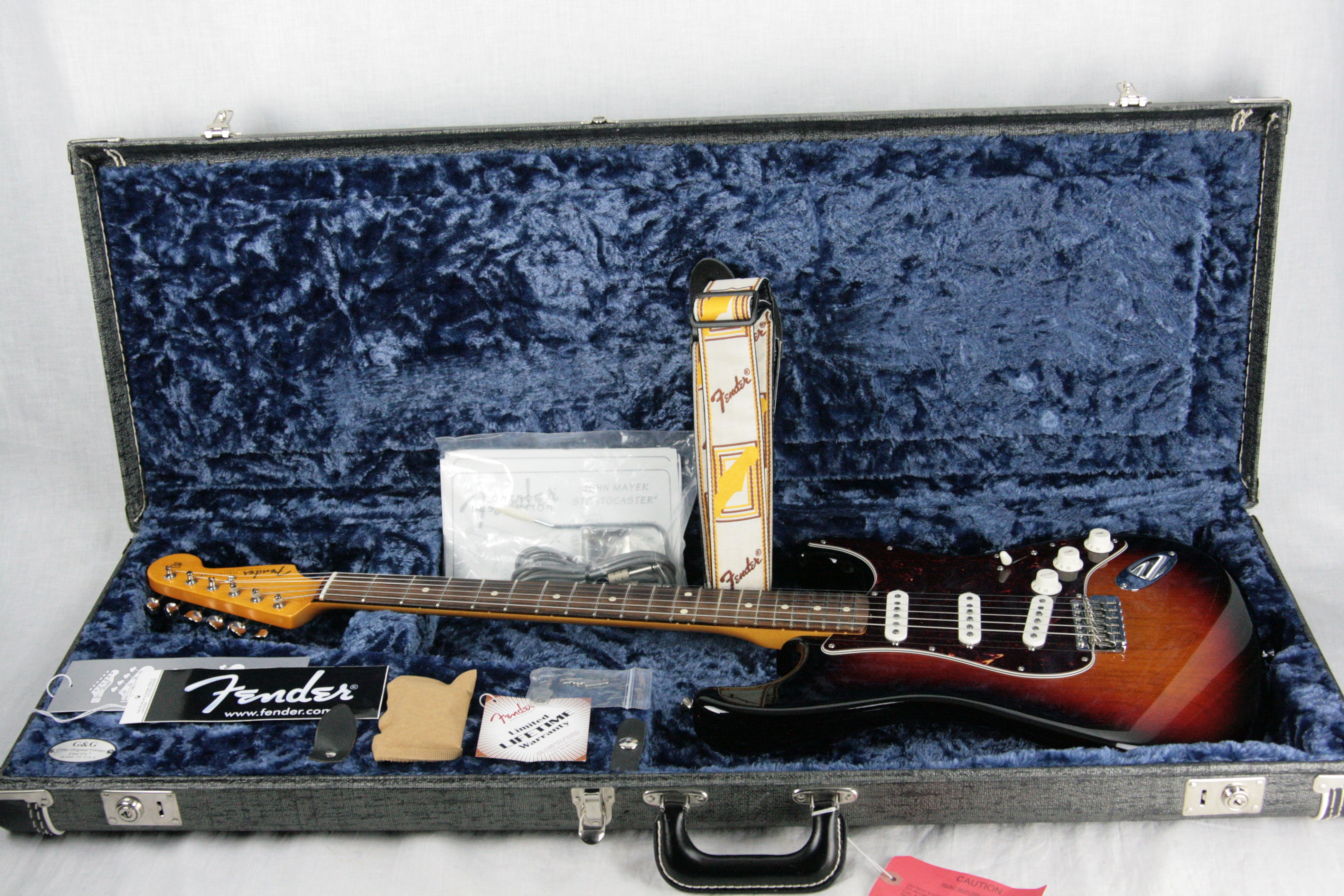*SOLD*  MINTY 2014 Fender John Mayer Stratocaster Sunburst Strat American USA Big Dipper Pickups!
