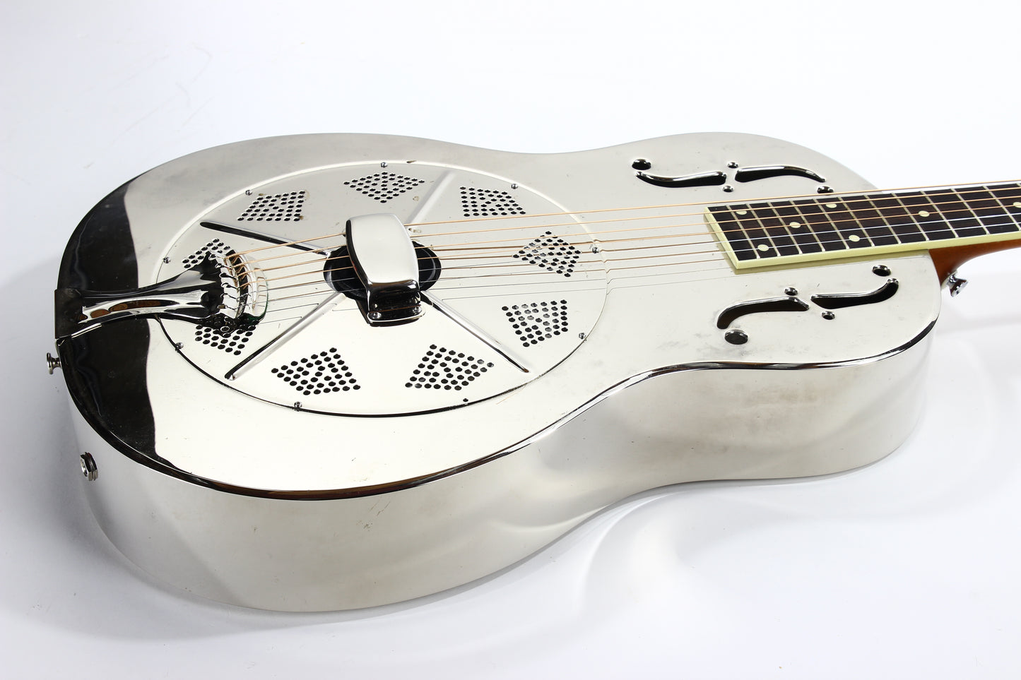 1999 National Reso-phonic Style N Resonator Acoustic Electric Steel Guitar USA -- German Silver, Fishman Nashville Pickup!