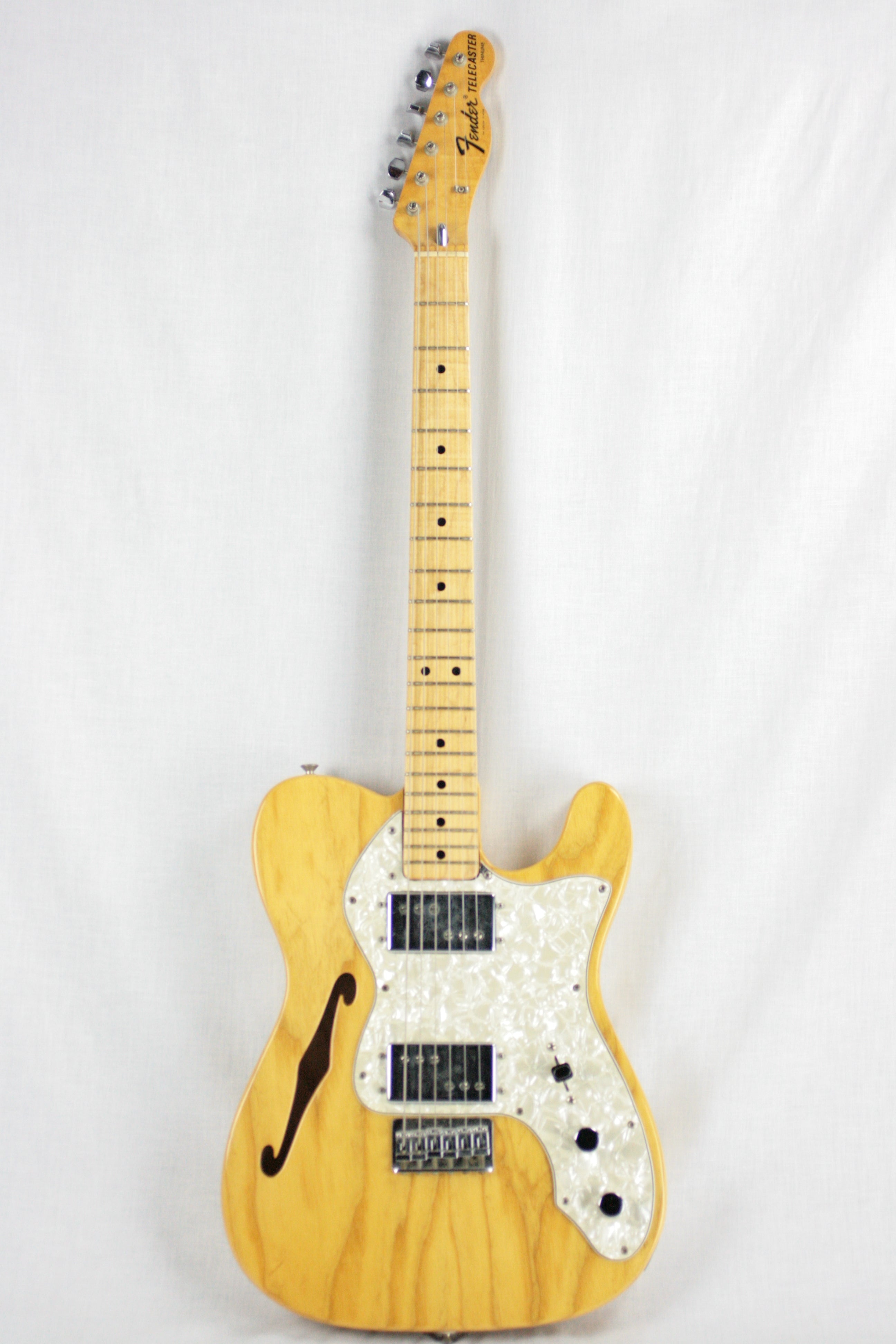 CLEAN 1972 Fender Telecaster Thinline! Vintage 1970's Tele! Single-Str ...