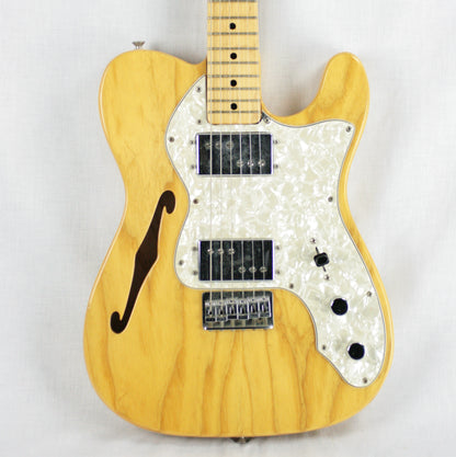 CLEAN 1972 Fender Telecaster Thinline! Vintage 1970's Tele! Single-String Tree! 100% Original!