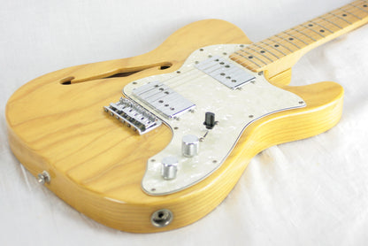 CLEAN 1972 Fender Telecaster Thinline! Vintage 1970's Tele! Single-String Tree! 100% Original!