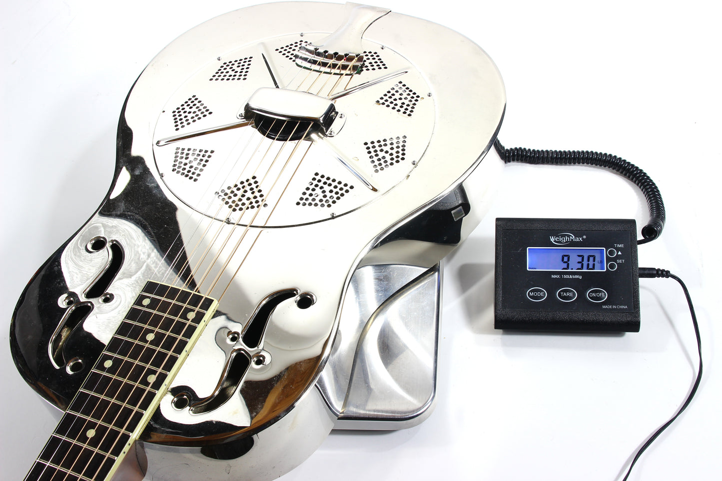 1999 National Reso-phonic Style N Resonator Acoustic Electric Steel Guitar USA -- German Silver, Fishman Nashville Pickup!