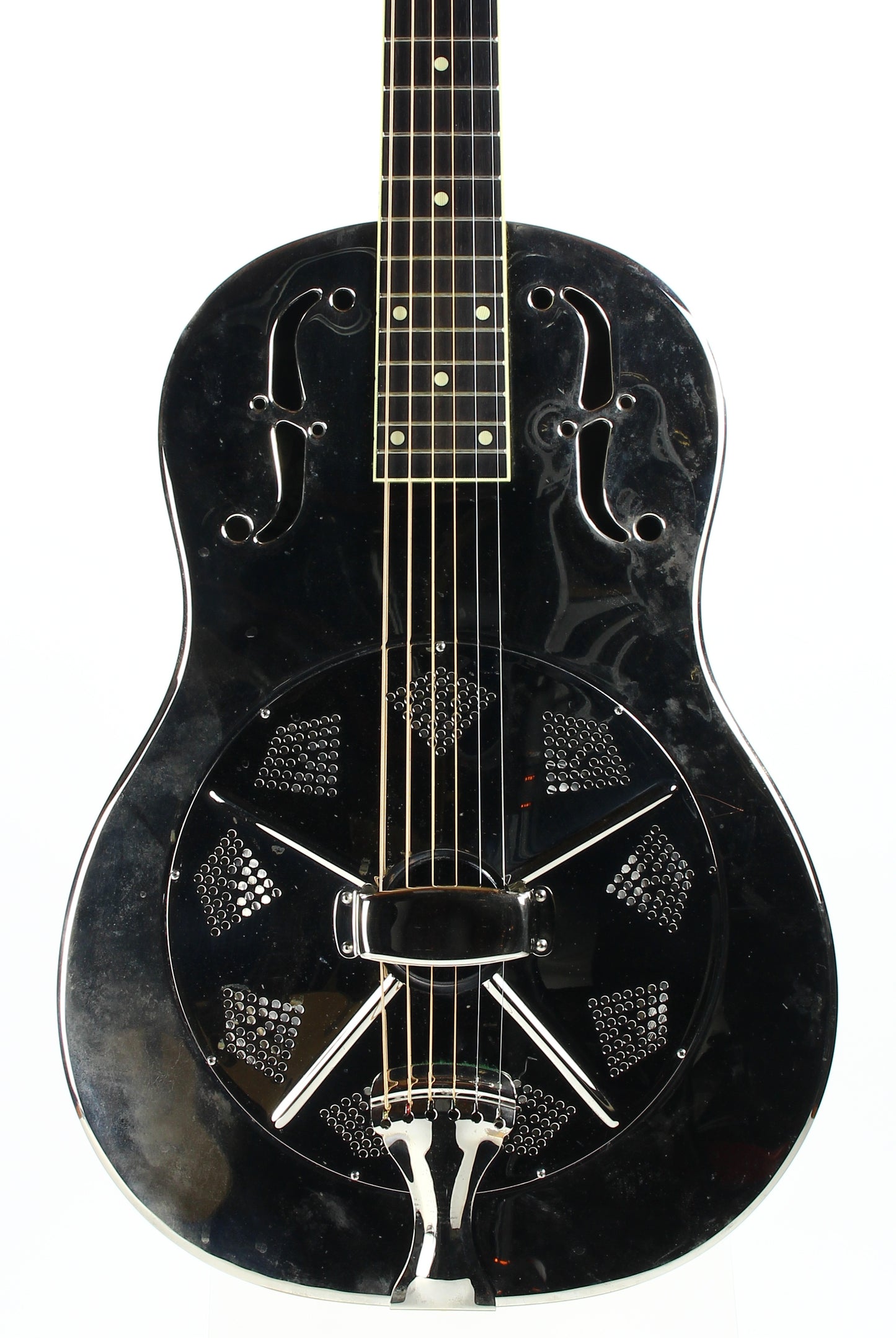 1999 National Reso-phonic Style N Resonator Acoustic Electric Steel Guitar USA -- German Silver, Fishman Nashville Pickup!