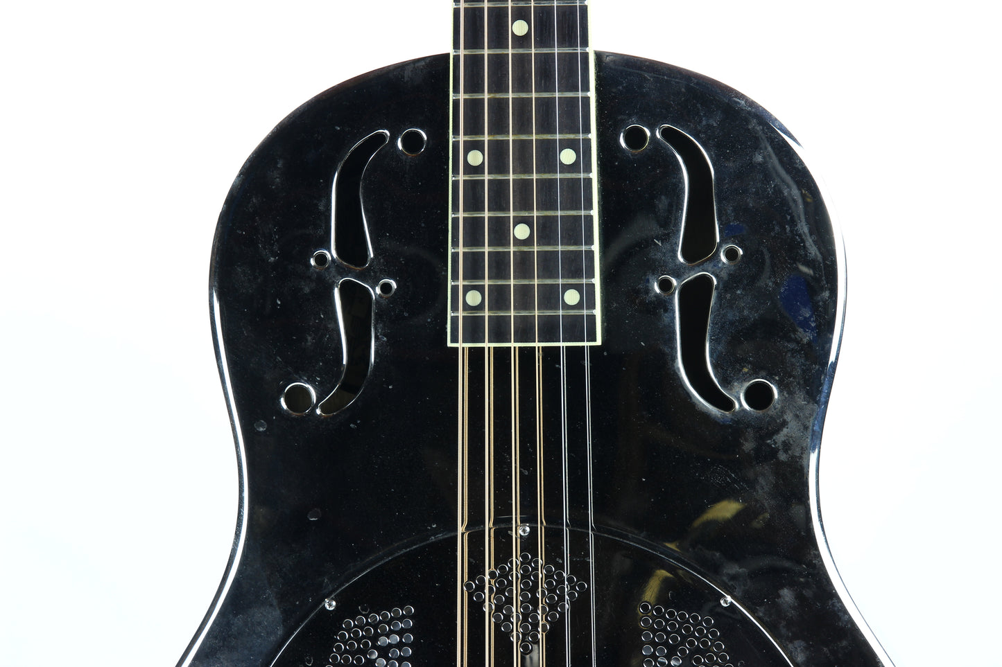 1999 National Reso-phonic Style N Resonator Acoustic Electric Steel Guitar USA -- German Silver, Fishman Nashville Pickup!