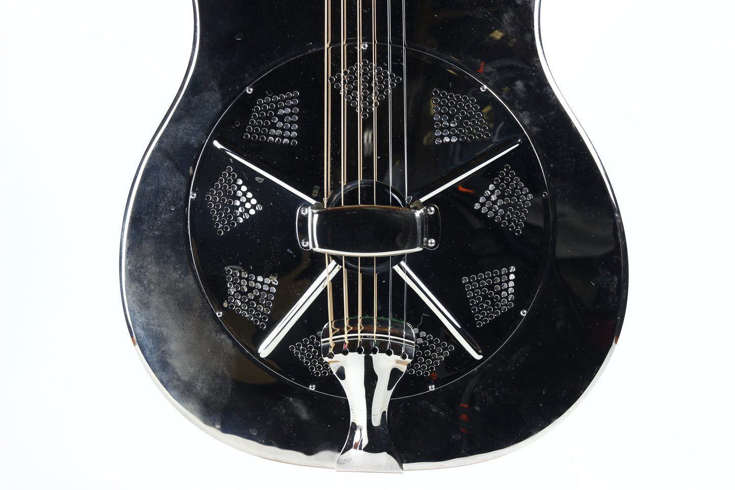 1999 National Reso-phonic Style N Resonator Acoustic Electric Steel Guitar USA -- German Silver, Fishman Nashville Pickup!