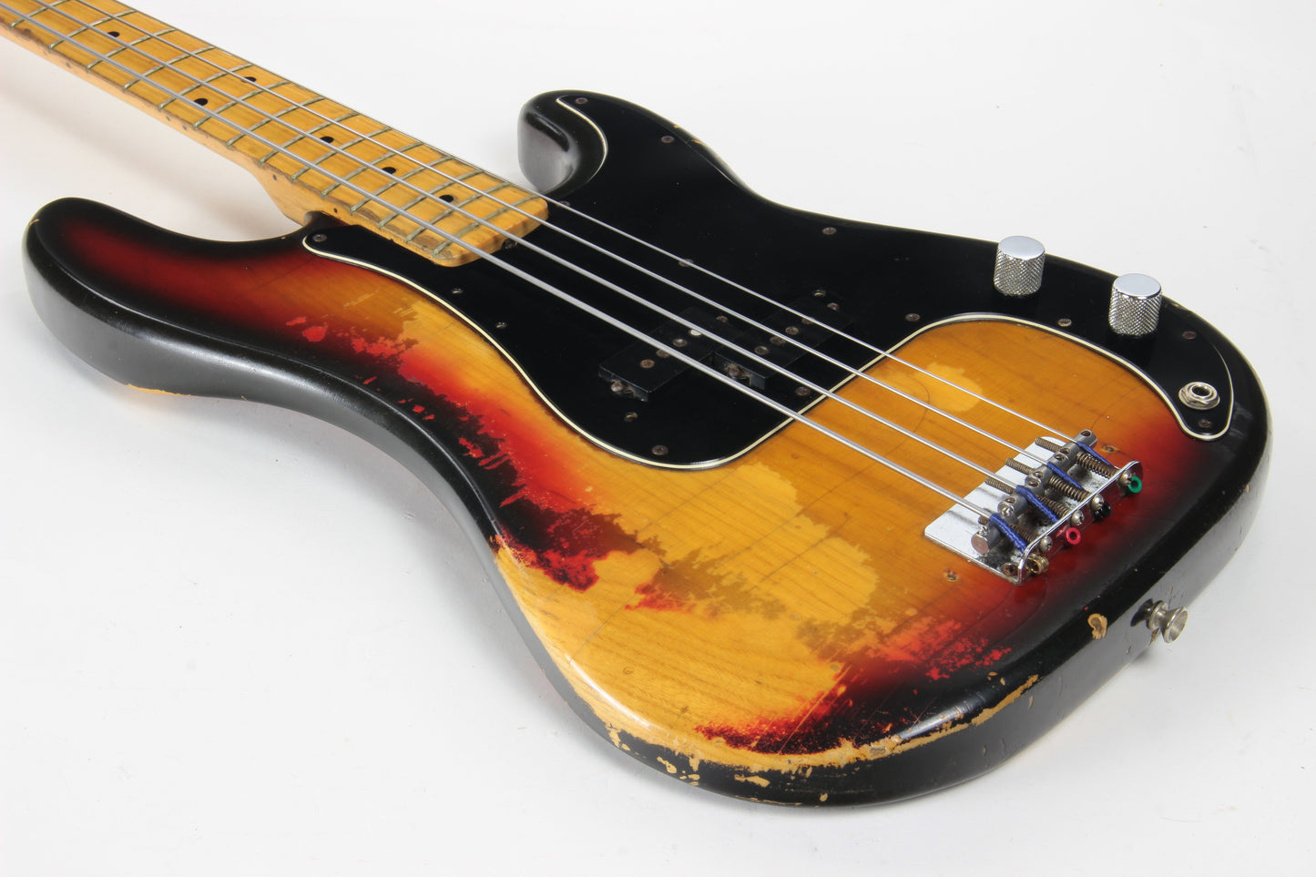 1977 Fender Precision Bass Vintage - Sunburst, Maple Board, P-Bass, Real Relic, not Custom Shop!