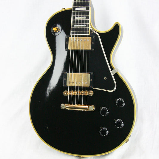 2001 Gibson Historic '57 Les Paul Custom Black Beauty! YAMANO! 1957 Reissue Shop Ebony Board!