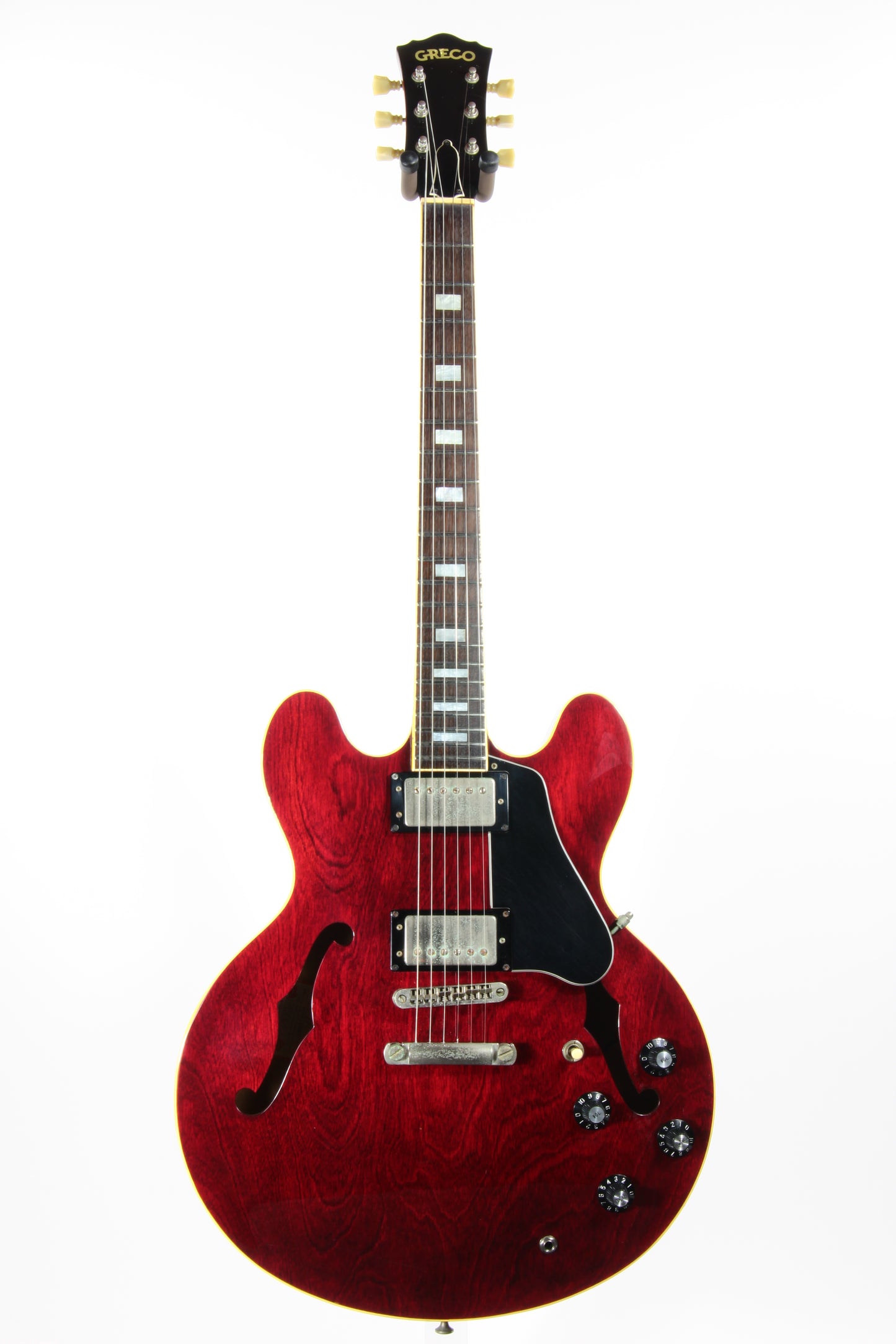 1979 Greco SA-550 Vintage Semi-Hollowbody Guitar Cherry Red ES-335 - MIJ Japan Fujigen