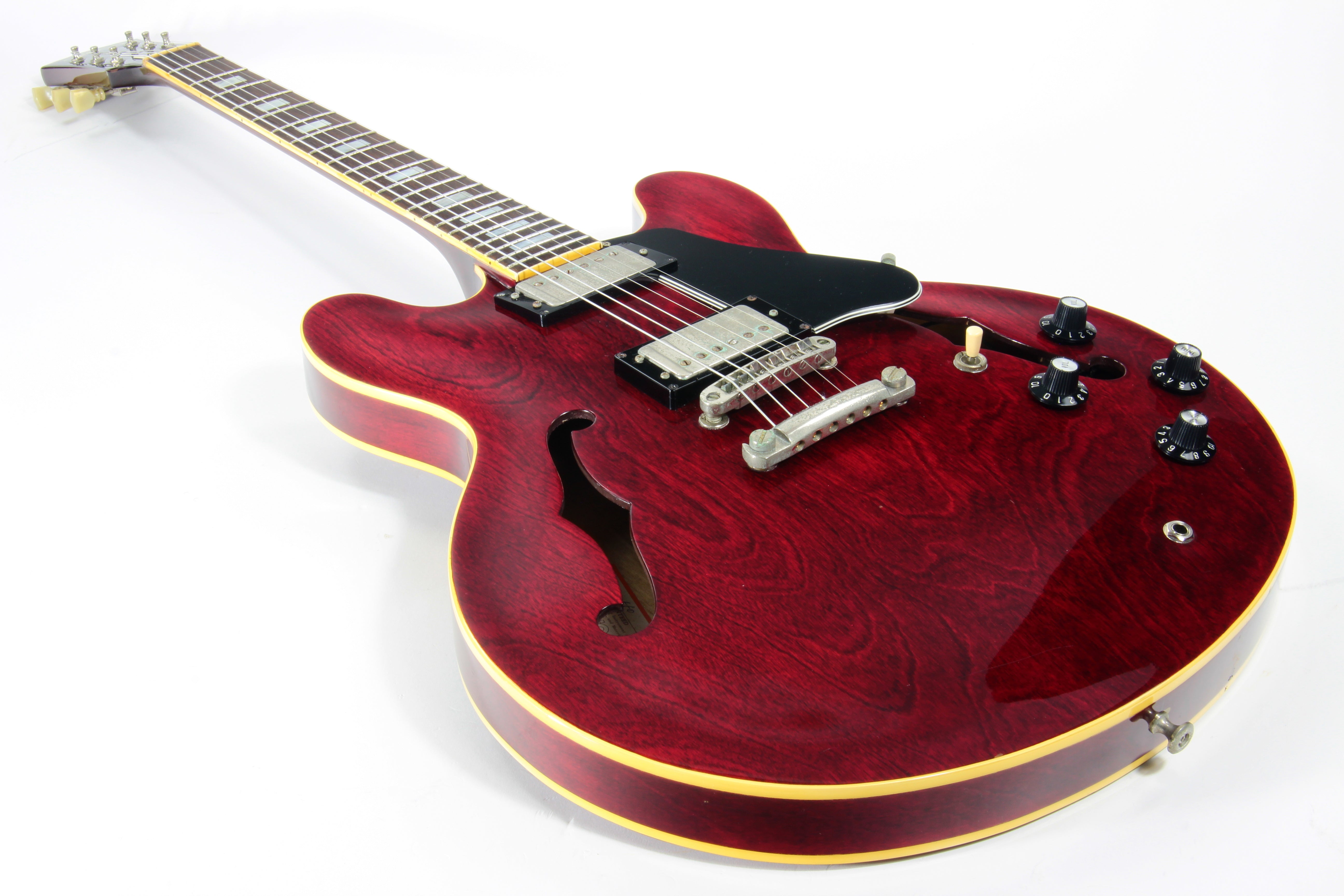 1979 Greco SA-550 Vintage Semi-Hollowbody Guitar Cherry Red ES-335 - M –  Kansas City Vintage Guitars