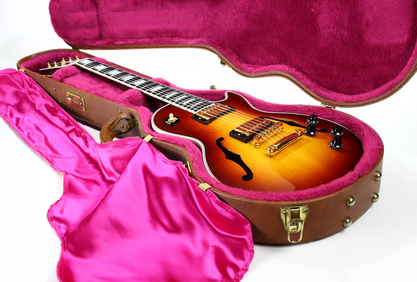 1997 Gibson Custom Shop Les Paul Florentine Sunburst -- Bantam Elite, Ebony Board, ES 335 Semi Hollow