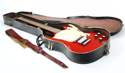 1966 Gibson SG Melody Maker D Vintage Electric Guitar FIRE ENGINE RED -- 100% Original w/ Case, Cardinal