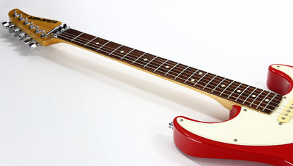 1987 Kramer E.E. Pro 1 Elliot Easton RED Signature Super Strat -- White Pickguard, Stratocaster 1980's