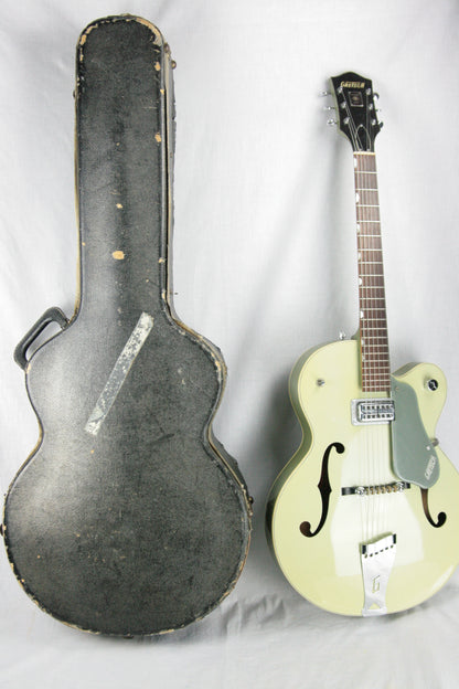 c. 1959 Gretsch 6125 Anniversary Two-Tone SMOKE GREEN w/ PAF Filtertron! Trestle-Bracing!