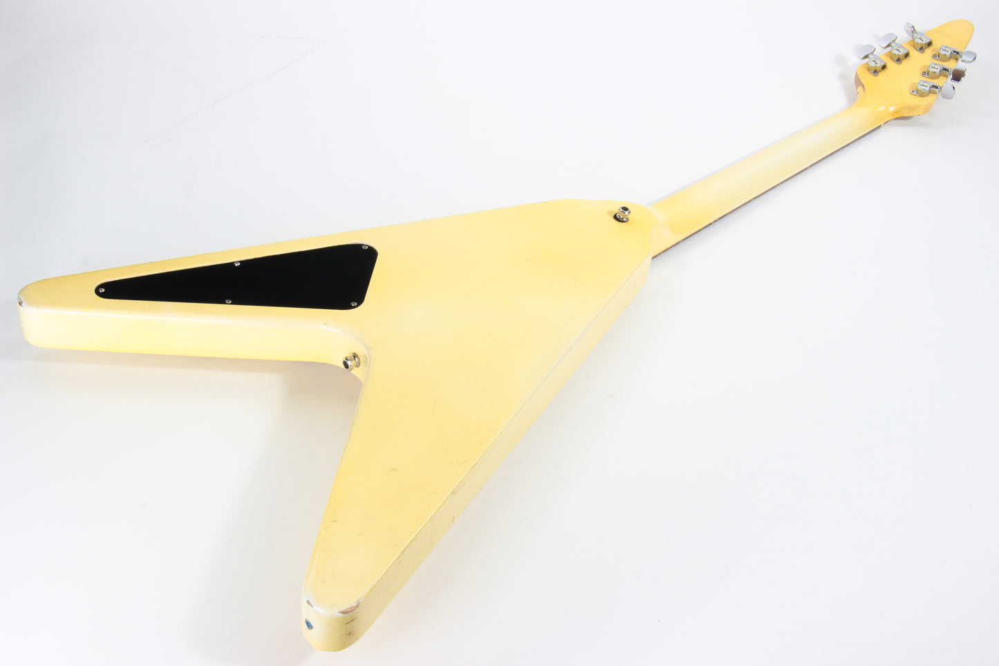 1984 Gibson Flying V Designer Series 31t - White, Tim Shaw Patent # Humbuckers, Stoptail