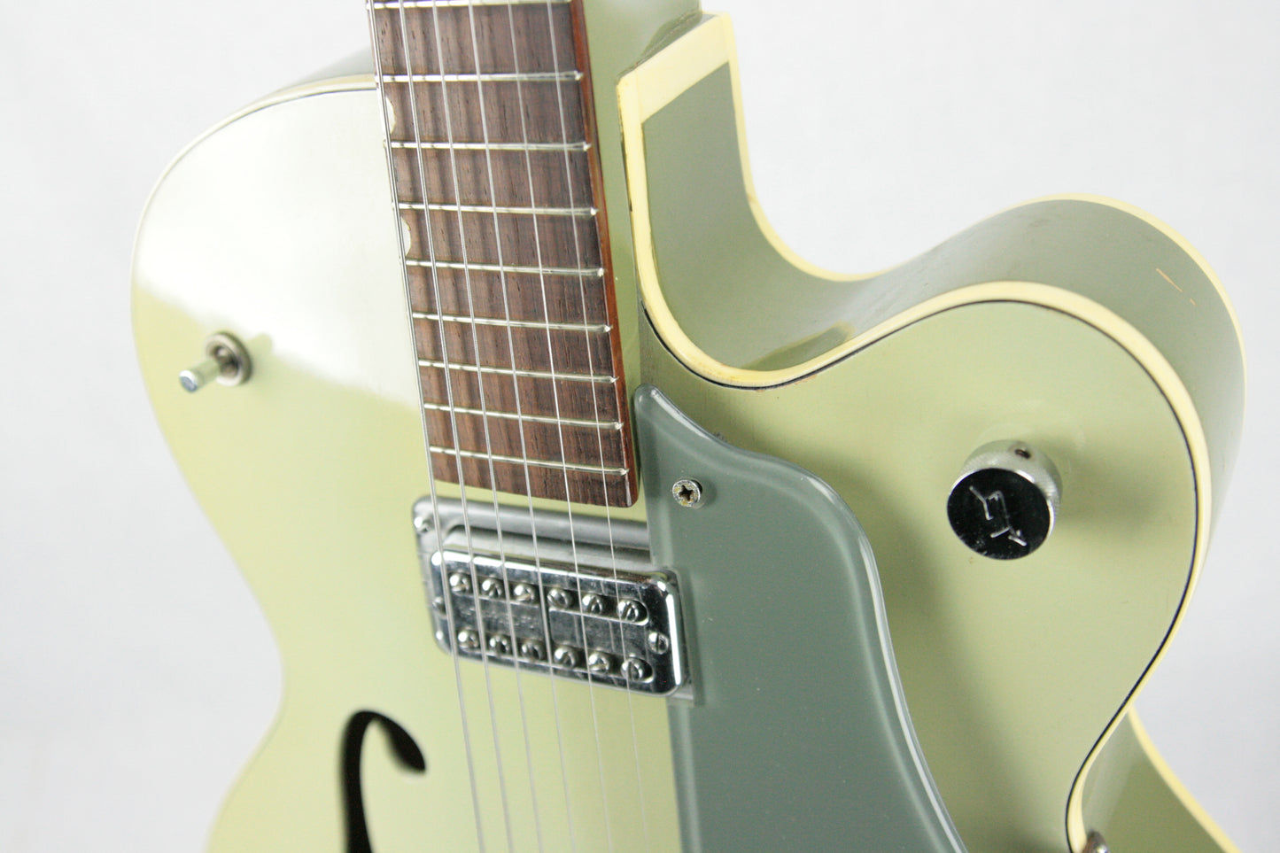 c. 1959 Gretsch 6125 Anniversary Two-Tone SMOKE GREEN w/ PAF Filtertron! Trestle-Bracing!