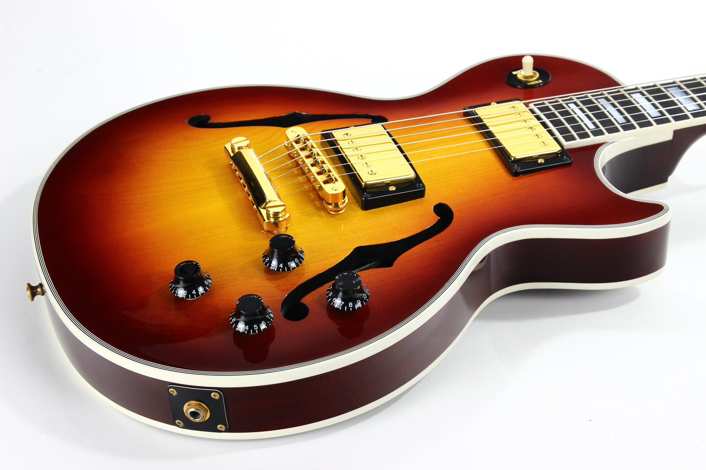 1997 Gibson Custom Shop Les Paul Florentine Sunburst -- Bantam Elite, Ebony Board, ES 335 Semi Hollow